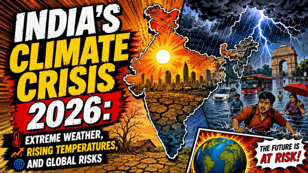 India’s Climate Crisis 2026: Extreme Weather, Rising Temperatures, and Global Risks