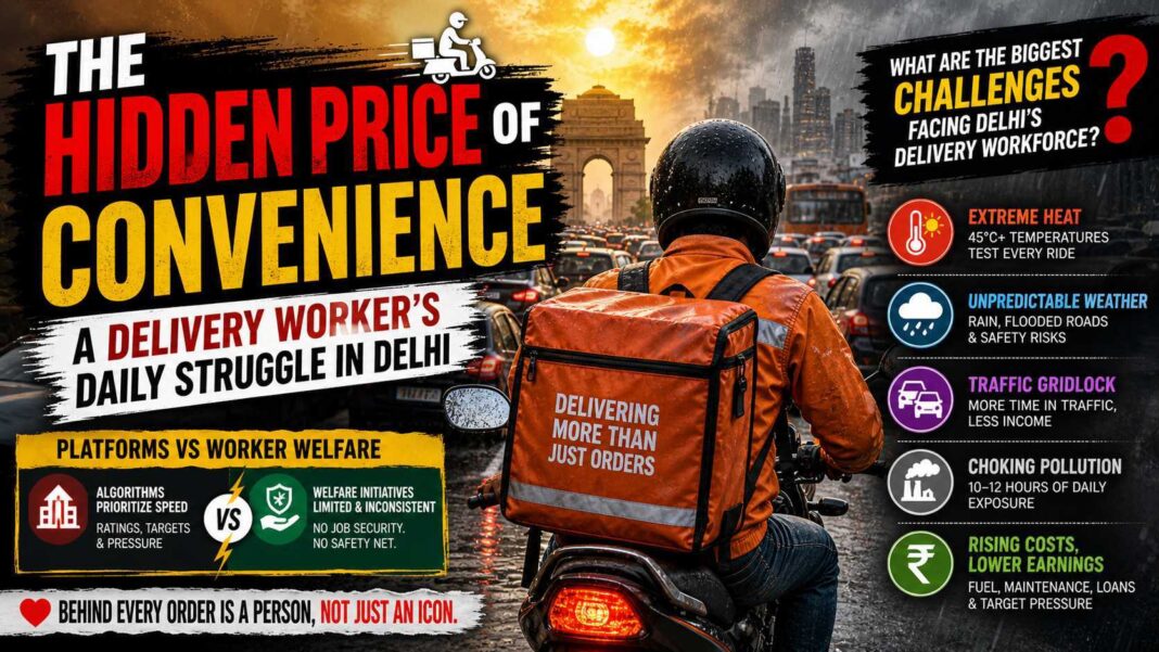 The Hidden Price of Convenience: Inside the Daily Reality of Delhi’s Delivery Workers