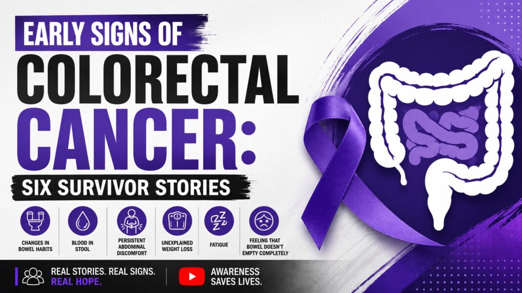6 colorectal cancer survivors share their initial symptoms